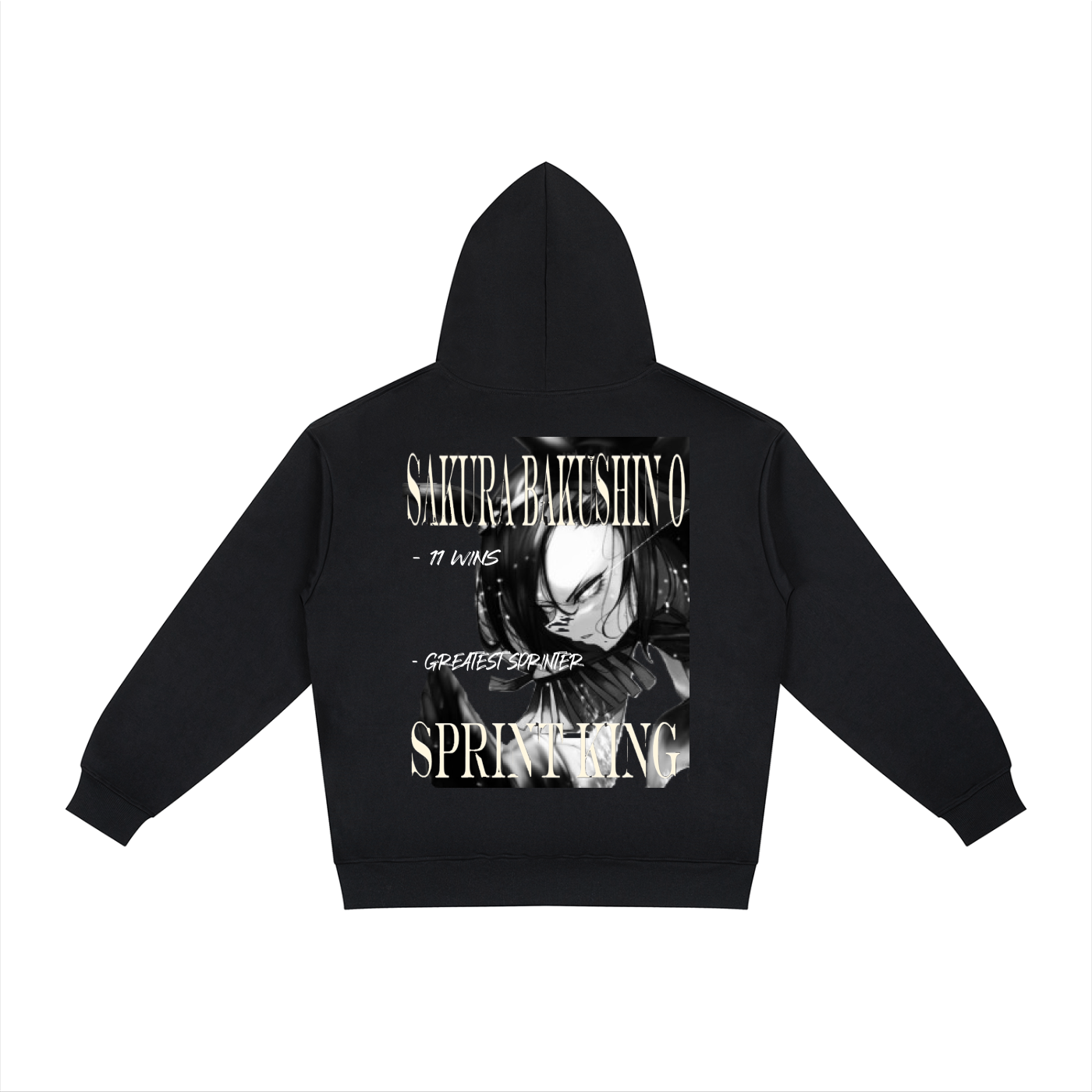 Sakura Bakushin O lightweight hoodie